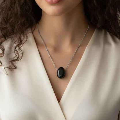 Pendentif en Jais (ou Jet) (PE1713-3) - ENAE Minéraux