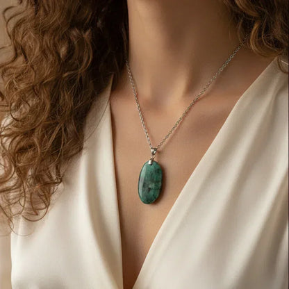 Pendentif en Emeraude dans Biotite (PE2109)