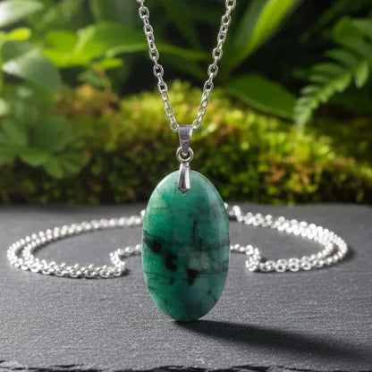 Pendentif en Emeraude dans Biotite (PE2109)