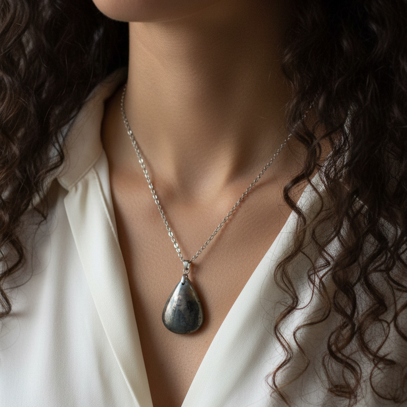 Pendentif en Pyrite (PE2116)