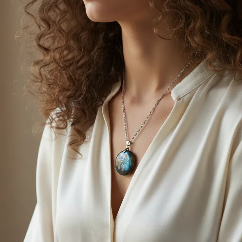 Pendentif en Spectrolite (PE2120)