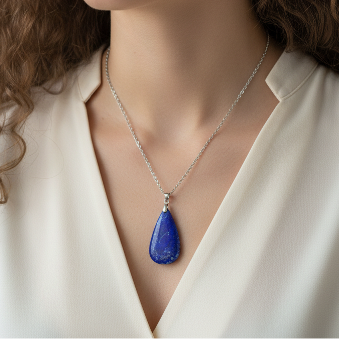 Pendentif en Lapis-Lazuli (PE2127)