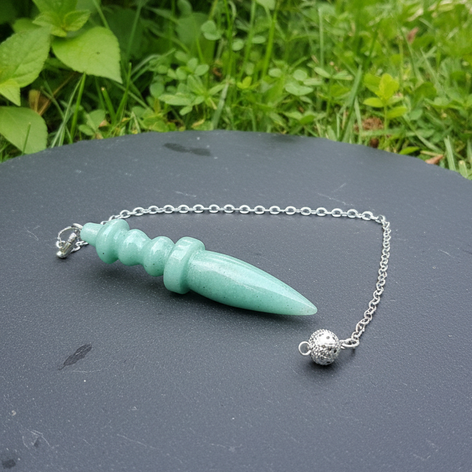 Pendule Thot en Aventurine verte (PEND21)