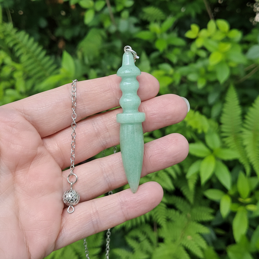 Pendule Thot en Aventurine verte (PEND21)