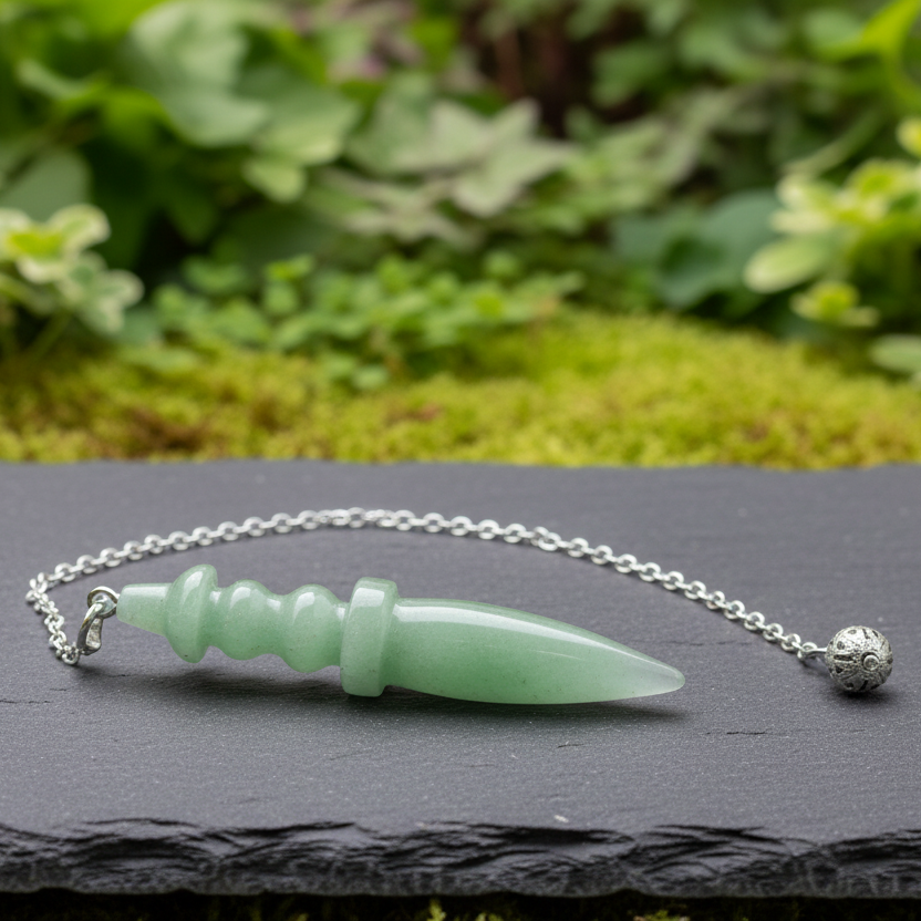 Pendule Thot en Aventurine verte (PEND22)