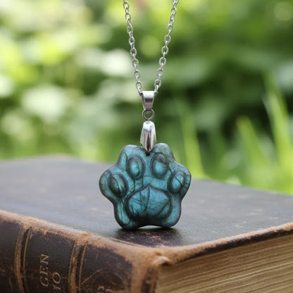 Pendentif patte en Labradorite (PE2022-4
