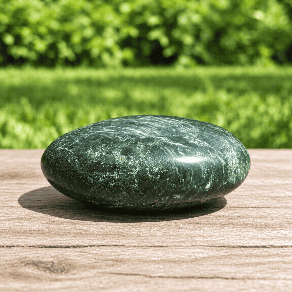 Galet en Chrysoprase 85g (PRGFL635 - 10)
