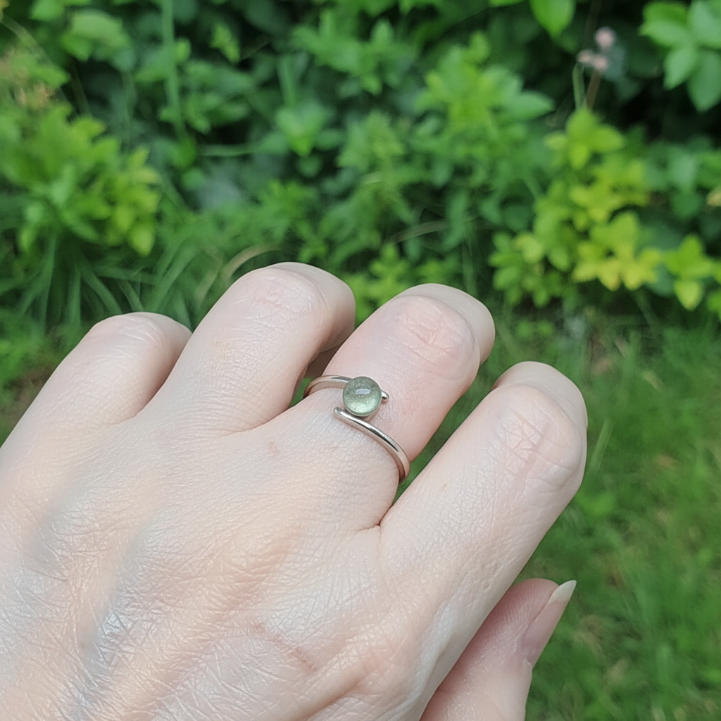 Bague réglable en Labradorite (BAG43 - 10)