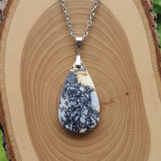 Pendentif en Jaspe Maligano (PE1263)