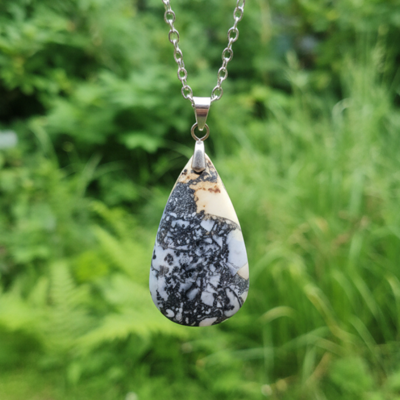 Pendentif en Jaspe Maligano (PE1263)