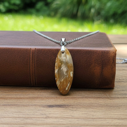 Pendentif en Bois fossilisé (PE2154)