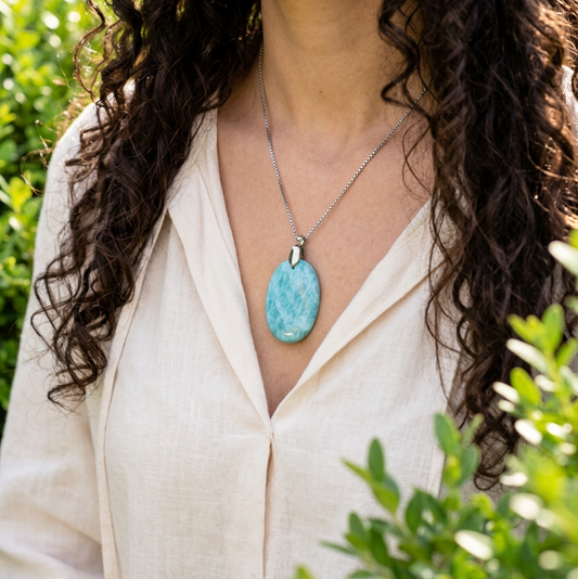 Pendentif en Amazonite (PE2144)