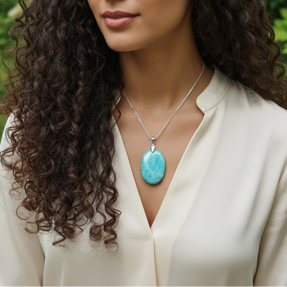 Pendentif en Amazonite (PE2144)