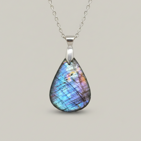 Pendentif en Labradorite bleue (PE2148)