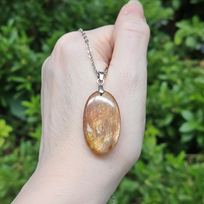 Pendentif en Pierre de Soleil (PE2153)