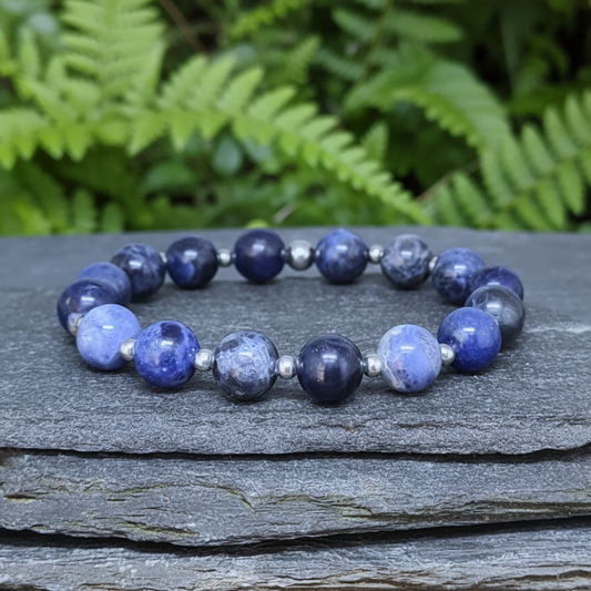 Bracelet  en Sodalite 8mm - 15