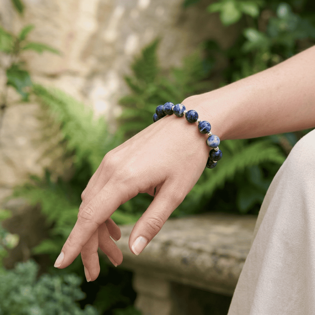 Bracelet  en Sodalite 8mm