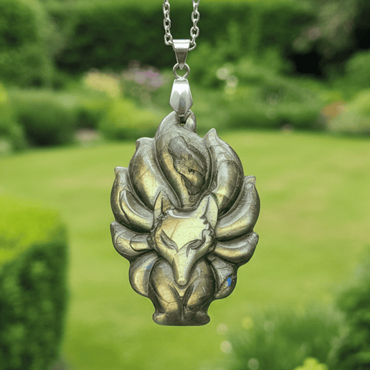 Pendentif Renard en Labradorite (PE1279 - 2)