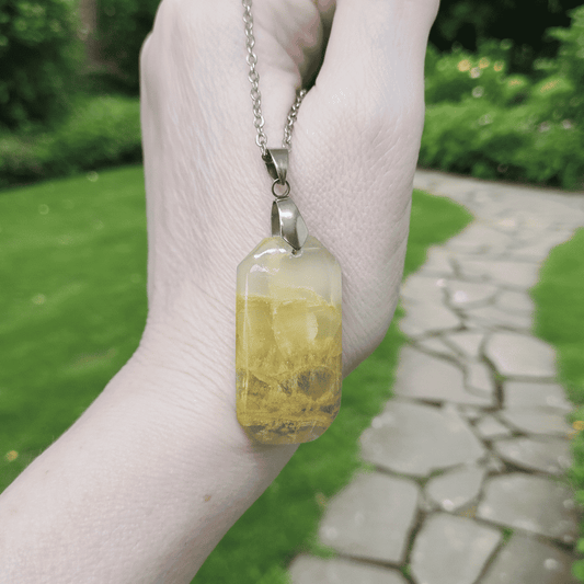 Pendentif en Calcite et Aragonite (PE1423 - 2)