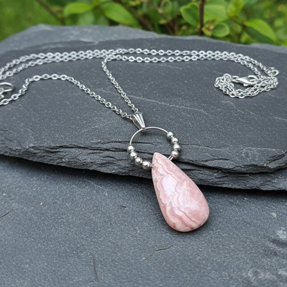 Pendentif en Rhodochrosite (PEL21 - 31)