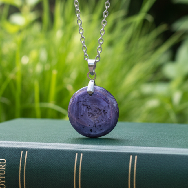 Pendentif en Saphir étoilé (PE2140)