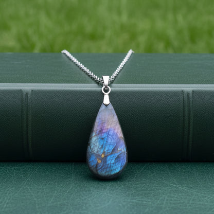 Pendentif en Labradorite violette (PE2151)