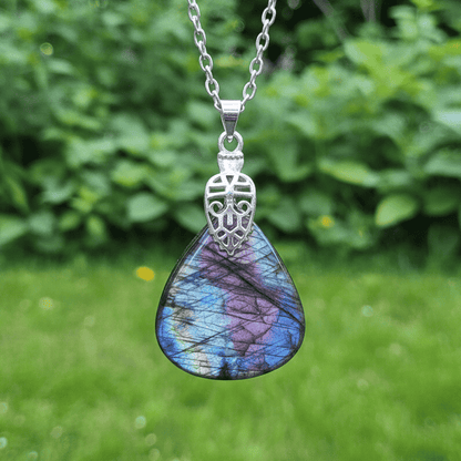 Pendentif en Labradorite multicolore (PE2150)