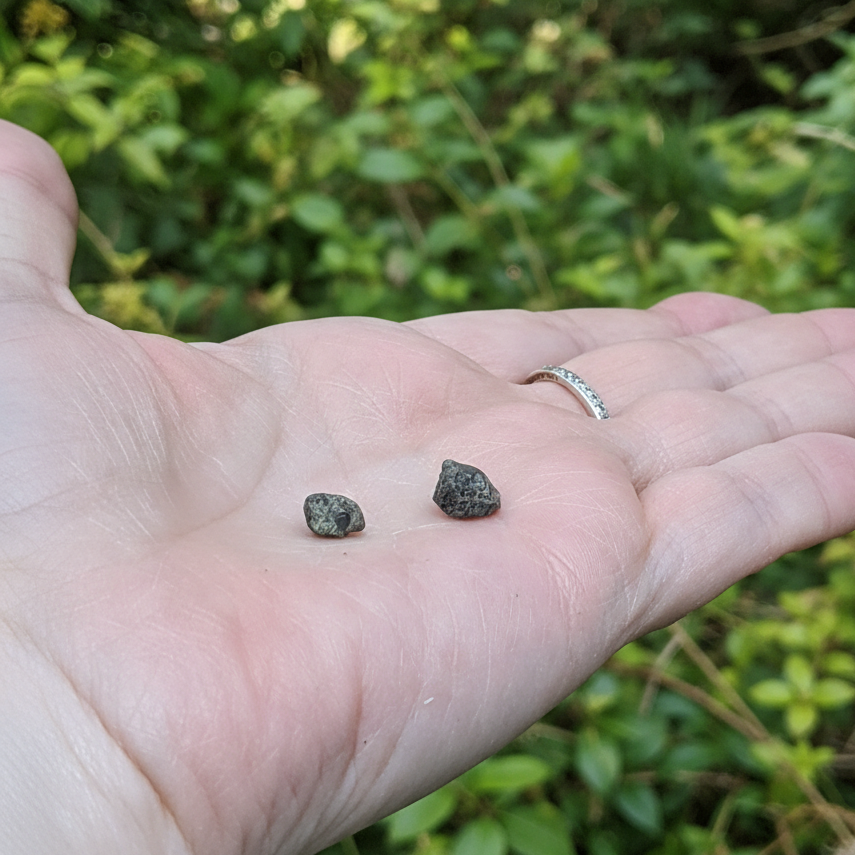 Lot de 2 Alexandrite brutes 0,60g (MB589 - 3)