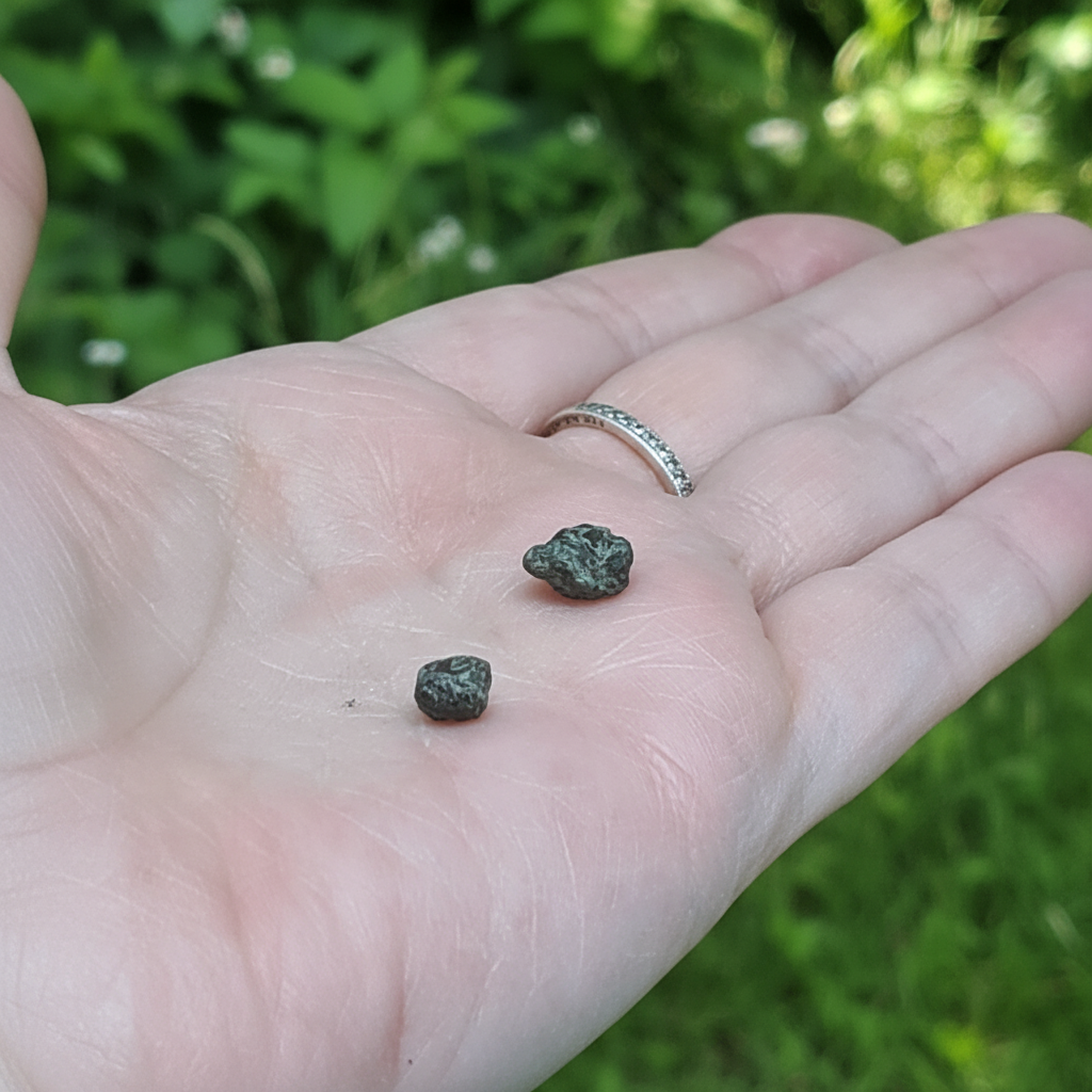 Lot de 2 Alexandrite brutes 0,73g (MB589 - 2)