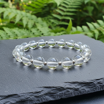 Bracelet en perles de Cristal de Roche - 15