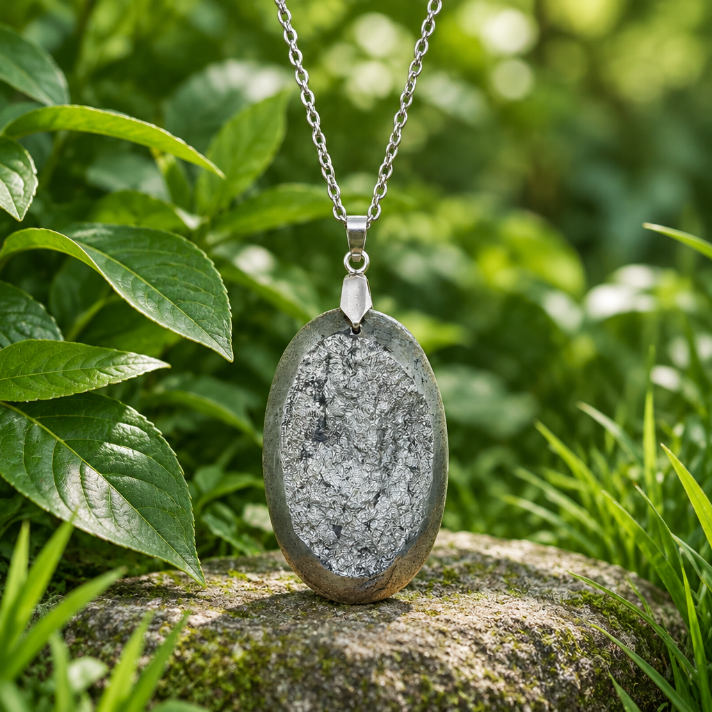 Pendentif en Pyrite face brute (PE2114)