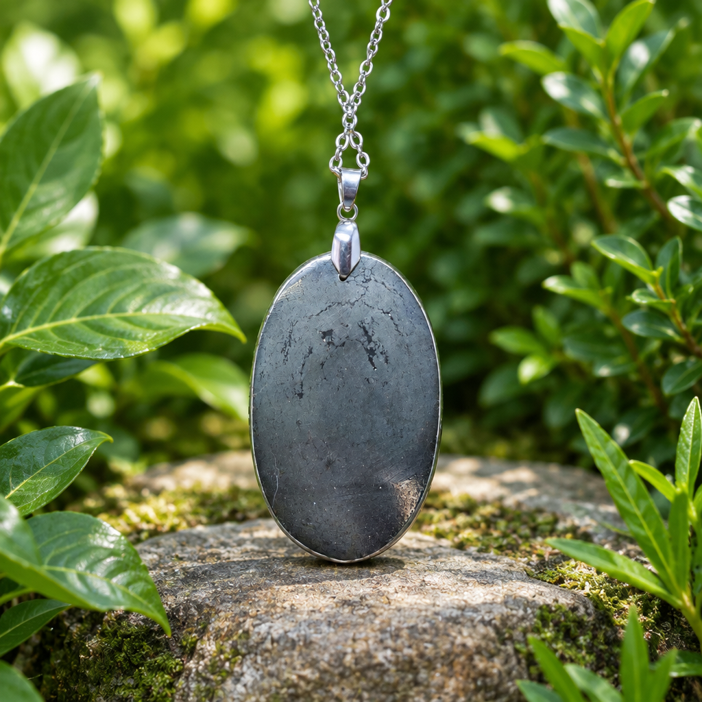 Pendentif en Pyrite face brute (PE2114)
