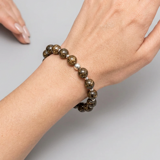 Bracelet en Bronzite
