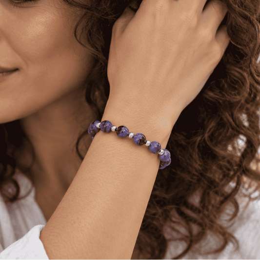 Bracelet en Charoïte
