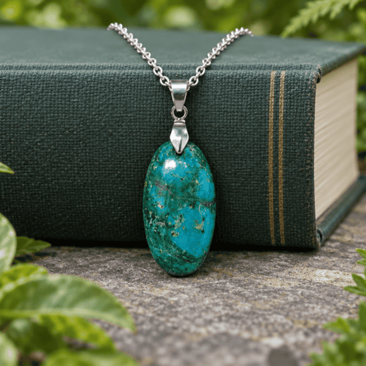 Pendentif en Chrysocolle (PE1648)