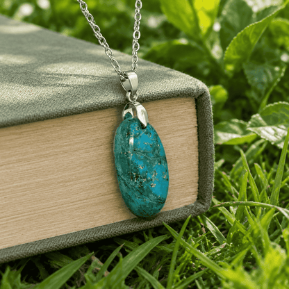 Pendentif en Chrysocolle (PE1648)