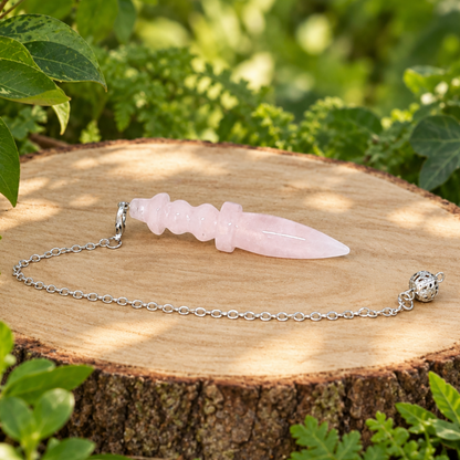 Pendule Thot en Quartz rose (PEND20)