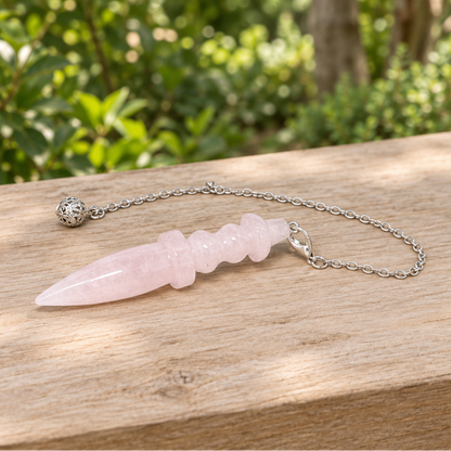 Pendule Thot en Quartz rose (PEND20)
