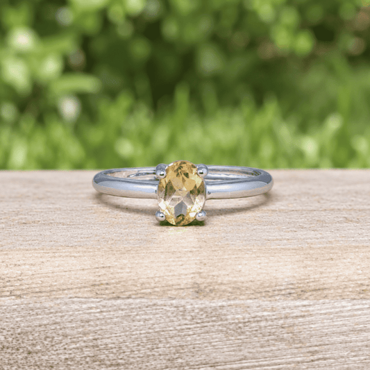 Bague en Citrine et cuivre (BAG81)