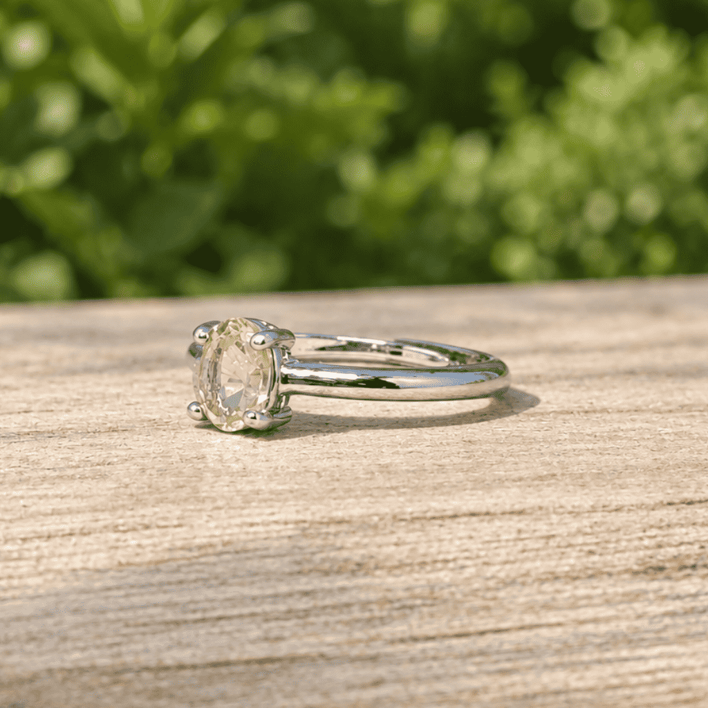 Bague en Citrine et cuivre (BAG81)