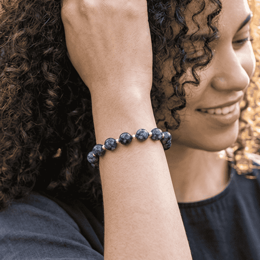 Bracelet en Gabbro