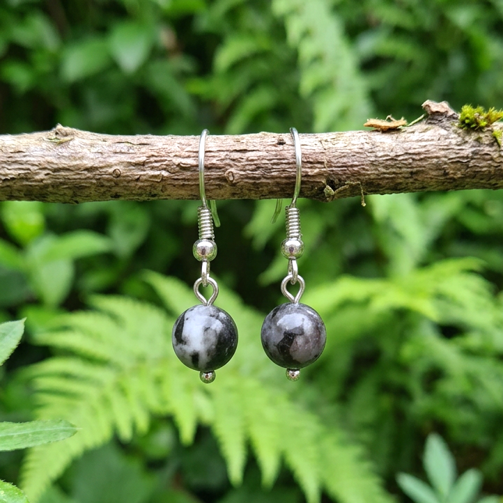 Boucles d'oreilles en Gabbro (BO253)