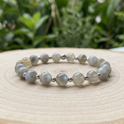 Bracelet en Labradorite en 7,5 mm