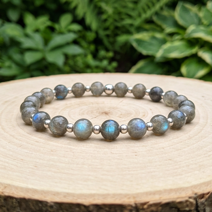 Bracelet en Labradorite en 6mm