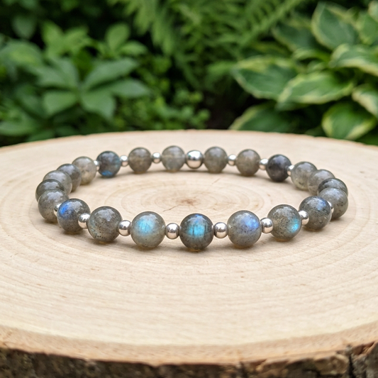 Bracelet en Labradorite en 6mm