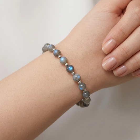 Bracelet en Labradorite en 6mm