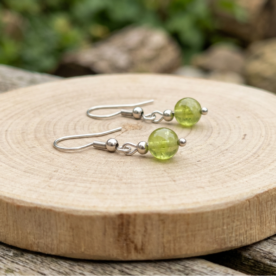 Boucles d'oreilles en Péridot (BO257)