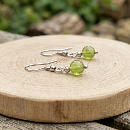 Boucles d'oreilles en Péridot (BO257)