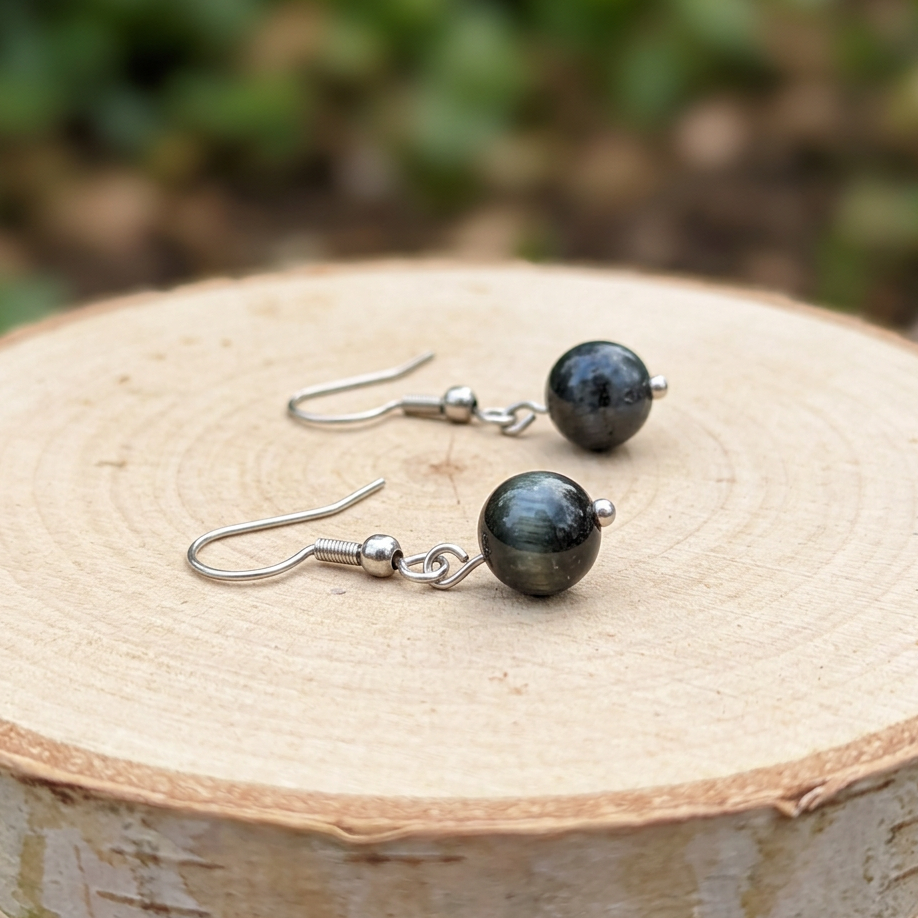 Boucles d'oreilles en Œil de Faucon (BO210)