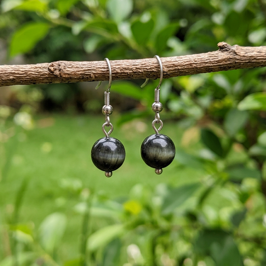 Boucles d'oreilles en Œil de Faucon (BO210)